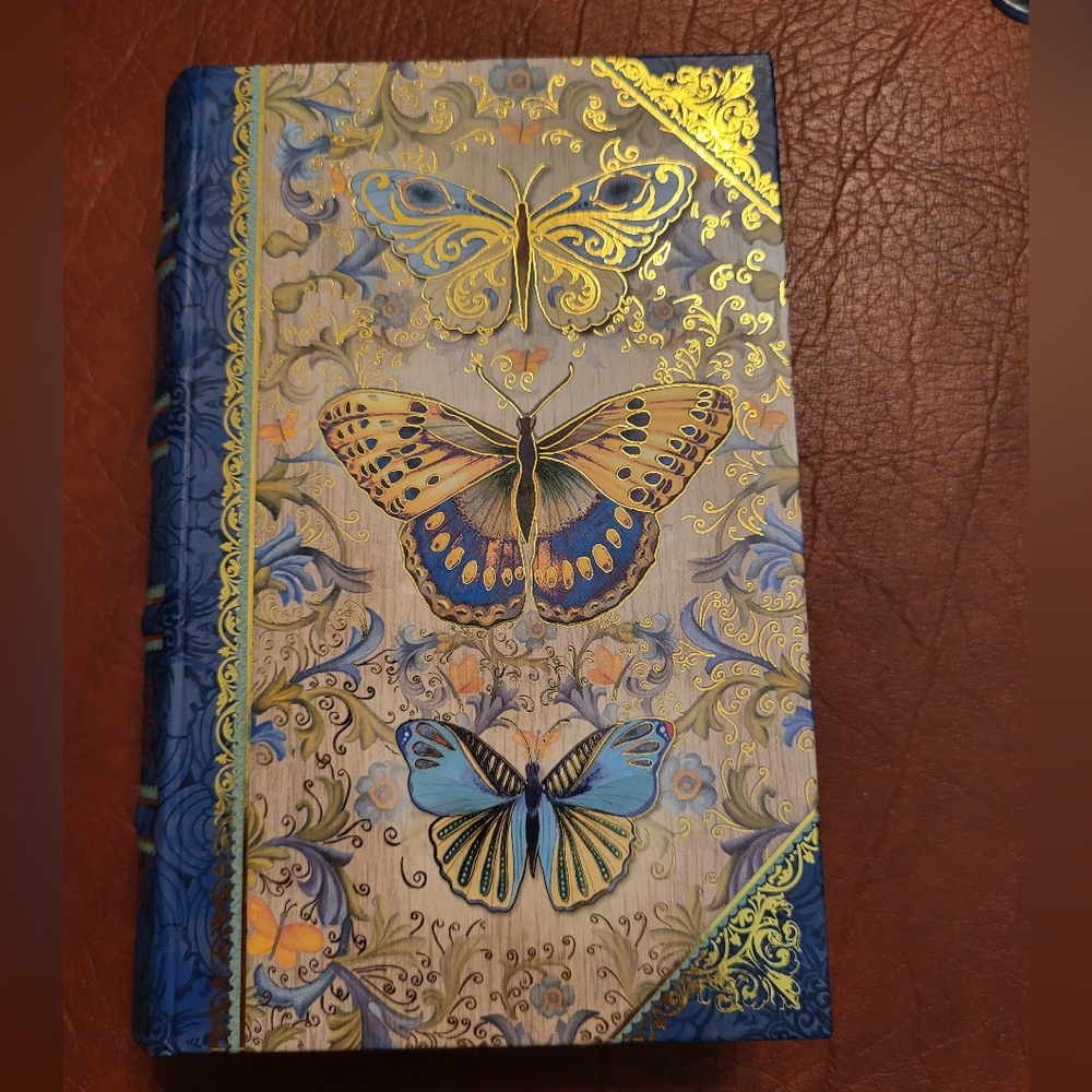 Punch Studio Butterfly Decorative Storage Book, New With Tags